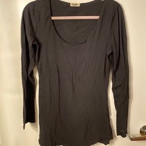 Women's Olge Black Long Sleeve Tee